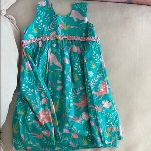 Dinosaur Print Sleeveless Dress